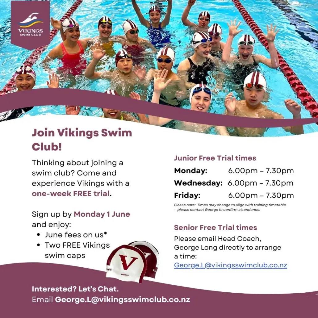 Vikings Swim Club June Offer | George Long