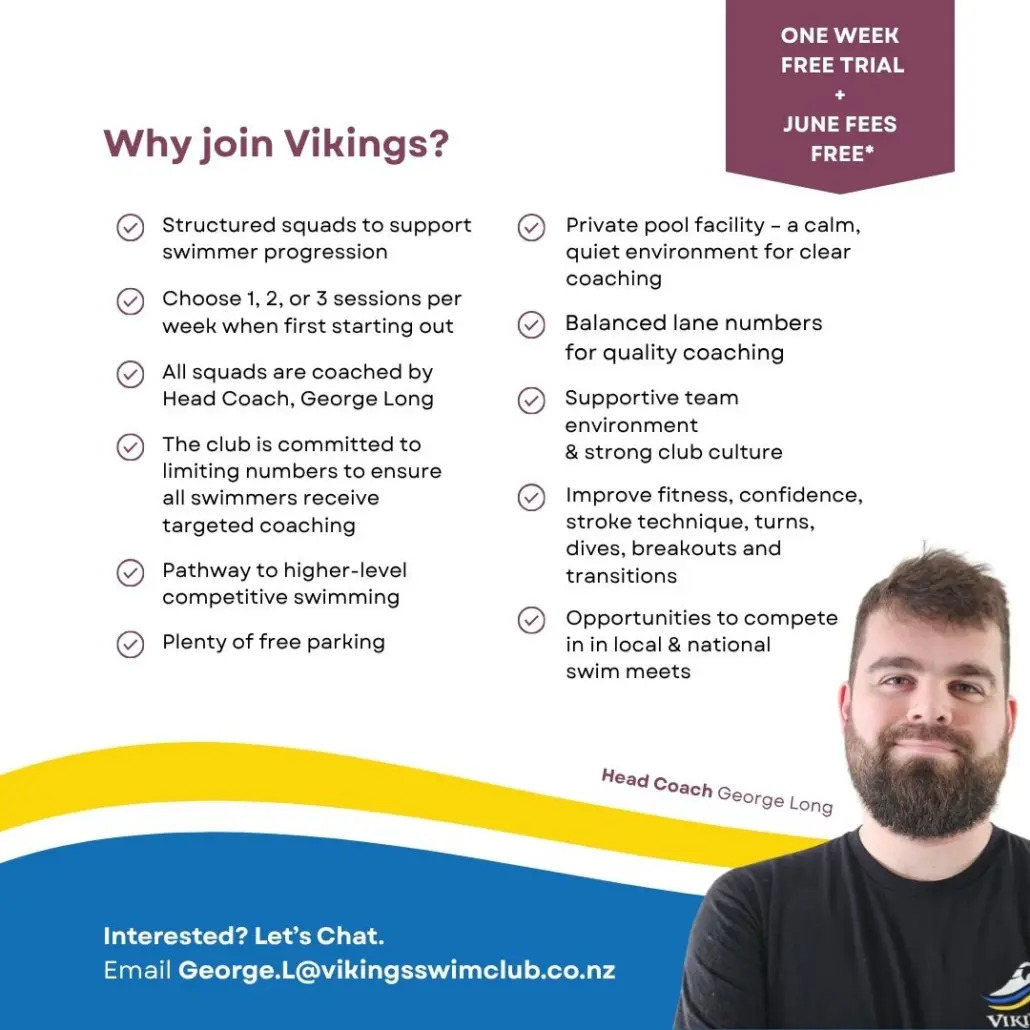 Vikings Swim Club June Offer | Competitive Swimming | George Long